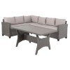 ΣΕΤ ΣΑΛΟΝΙ ΓΩΝΙΑ & ΤΡΑΠΕΖΙ CARSON HM6078.01 ΓΚΡΙ ΣΥΝΘ.RATTAN-ΜΑΞΙΛΑΡΙΑ