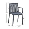 ΠΟΛΥΘΡΟΝΑ ΠΟΛΥΠΡΟΠΥΛΕΝΙΟΥ IDA HM6127.03 ΓΚΡΙ 53x50x82Υεκ.