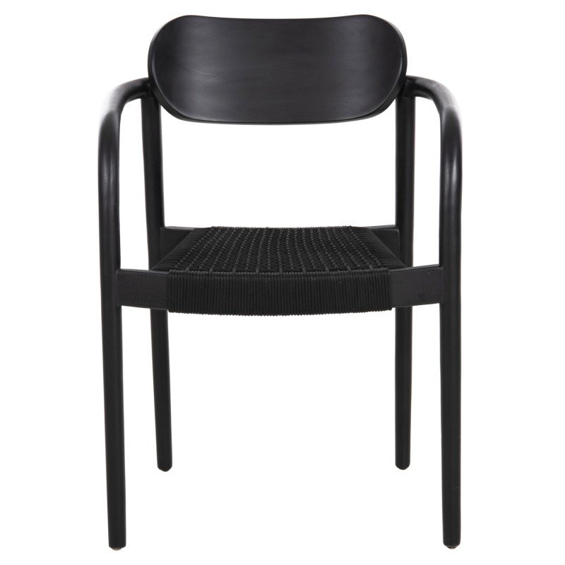 ΠΟΛΥΘΡΟΝΑ OSLO HM9636.12 ΞΥΛΟ TEAK ΜΑΥΡΟ & ΣΧΟΙΝΙ--B’ΔΙΑΛΟΓΗΣ 55x54x80Yεκ.