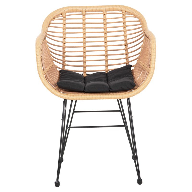ΠΟΛΥΘΡΟΝΑ ΜΕ ΜΑΞΙΛΑΡΙ ΜΕΤΑΛΛΙΚΗ ALLEGRA HM5450.31 ΜΕ WICKER ΜΠΕΖ 58x59x82Υ ΠΟΛΥΘΡΟΝΑ ΜΕ ΜΑΞΙΛΑΡΙ ΜΕΤΑΛΛΙΚΗ ALLEGRA HM5450.31 ΜΕ WICKER ΜΠΕΖ 58x59x82Υ