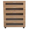 ΣΥΡΤΑΡΙΕΡΑ ΜΕΛΑΜΙΝΗΣ THORGAN HM9881.01 5 ΣΥΡΤΑΡΙΑ-SONAMA ΧΡΩΜΑ 80Χ40Χ100Υεκ