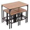 ΣΕΤ ΤΡΑΠΕΖΑΡΙΑ ΜΠΑΡ 5ΤΜΧ BOXY HM9882.01 ΜΑΥΡΟ ΜΕΤΑΛΛΟ-ΜΕΛΑΜΙΝΗ ΣΕ SONAMA