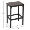 ΣΕΤ ΤΡΑΠΕΖΑΡΙΑ ΜΠΑΡ 5ΤΜΧ BOXY HM9882.13 ΜΑΥΡΟ ΜΕΤΑΛΛΟ-ΜΕΛΑΜΙΝΗ ΜΑΥΡΟ ΜΑΡΜΑΡΟ