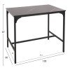 ΣΕΤ ΤΡΑΠΕΖΑΡΙΑ ΜΠΑΡ 5ΤΜΧ BOXY HM9882.13 ΜΑΥΡΟ ΜΕΤΑΛΛΟ-ΜΕΛΑΜΙΝΗ ΜΑΥΡΟ ΜΑΡΜΑΡΟ