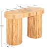 ΚΟΝΣΟΛΑ ΟΒΑΛ GATSBY HM9871 ΦΥΣΙΚΟ RATTAN ΣΕ ΦΥΣΙΚΟ ΧΡΩΜΑ 110x45x74,5Υεκ.