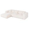 ΚΑΝΑΠΕΣ ΓΩΝΙΑ (ΑΡΙΣΤΕΡΗ) BRICKEN HM3275.02L ΛΕΥΚΟ ΥΦΑΣΜΑ 110-282x98-160x72Υεκ.