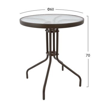 ΣΕΤ ΕΞ.ΧΩΡΟΥ 3ΤΜΧ LIMA HM21038.02 ΤΡΑΠΕΖΙ LIMA & 2 ΠΤΥΣΣΟΜΕΝΕΣ ΚΑΡΕΚΛΕΣ ΚΑΦΕ