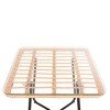 ΤΡΑΠΕΖΑΚΙ GERRY HM5717.11 ΜΕ WICKER ΜΠΕΖ-ΜΑΥΡΟ ΜΕΤΑΛ.ΣΚΕΛΕΤΟ 50x50x47,5Υεκ.