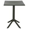ΤΡΑΠΕΖΙ ΠΟΛΥΠΡΟΠΥΛΕΝΙΟΥ ΤΕΤΡΑΓΩΝΟ TERRIN HM6125.15 DARK OLIVE 60x60x75Υεκ.