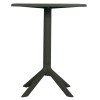 ΤΡΑΠΕΖΙ ΠΟΛΥΠΡΟΠΥΛΕΝΙΟΥ ΤΕΤΡΑΓΩΝΟ TERRIN HM6125.15 DARK OLIVE 60x60x75Υεκ.