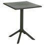 ΤΡΑΠΕΖΙ ΠΟΛΥΠΡΟΠΥΛΕΝΙΟΥ ΤΕΤΡΑΓΩΝΟ TERRIN HM6125.15 DARK OLIVE 60x60x75Υεκ.