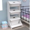 ΕΠΙΠΛΟ ΑΠΟΘΗΚΕΥΣΗΣ FRED HM18207.01 ΛΕΥΚΗ ΜΕΛΑΜΙΝΗ 44x35x90Υεκ.
