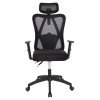 ΚΑΡΕΚΛΑ ΓΡΑΦΕΙΟΥ MEXER HM1195.01 ΜΑΥΡΟ MESH-PP ΒΑΣΗ 68x70x136Υεκ.