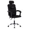 ΚΑΡΕΚΛΑ ΓΡΑΦΕΙΟΥ CRONER HM1196.01 ΜΑΥΡΟ MESH-ΜΕΤΑΛ.ΒΑΣΗ 58x99x120Υεκ.