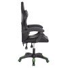ΠΟΛΥΘΡΟΝΑ GAMING DARREN HM1203.03 ΜΑΥΡΟ-ΠΡΑΣΙΝΟ PVC 58.5x100x120Υεκ.