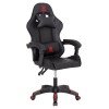 ΠΟΛΥΘΡΟΝΑ GAMING DARREN HM1203.01 ΜΑΥΡΟ-ΚΟΚΚΙΝΟ PVC 58.5x100x120Υεκ.