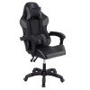 ΠΟΛΥΘΡΟΝΑ GAMING DARREN HM1203.10 ΜΑΥΡΟ-ΓΚΡΙ PVC 60x60x120Υεκ.