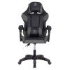 ΠΟΛΥΘΡΟΝΑ GAMING DARREN HM1203.10 ΜΑΥΡΟ-ΓΚΡΙ PVC 60x60x120Υεκ.