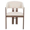 ΚΑΡΕΚΛΑ ZARRA HM9970.03 RUBBERWOOD ΣΕ ΚΑΡΥΔΙ-ΕΚΡΟΥ ΜΠΟΥΚΛΕ ΥΦΑΣΜΑ 55,5x59x81,5Υεκ