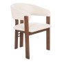 ΚΑΡΕΚΛΑ ZARRA HM9970.03 RUBBERWOOD ΣΕ ΚΑΡΥΔΙ-ΕΚΡΟΥ ΜΠΟΥΚΛΕ ΥΦΑΣΜΑ 55,5x59x81,5Υεκ