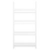 ΡΑΦΙΕΡΑ ΤΟΙΧΟΥ SANI HM18224.01 ΜΕΛΑΜΙΝΗ ΣΕ ΛΕΥΚΟ 60x10x120Υεκ. (4 ΡΑΦΙΑ)