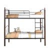 ΚΟΥΚΕΤΑ ΚΡΕΒΑΤΙ STOREY HM687 ΜΑΥΡΟ ΜΕΤΑΛΛΟ-ΚΑΡΥΔΙ RUBBERWOOD-ΓΙΑ ΣΤΡΩΜΑ 190x90εκ
