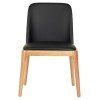 KΑΡΕΚΛΑ ΤΡΑΠΕΖΑΡΙΑΣ FURLAN HM9944.01 RUBBERWOOD-ΜΑΥΡΟ PU 54,5x58x86Υεκ