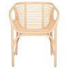 ΠΟΛΥΘΡΟΝΑ MEL ΕΣΩΤ. ΧΩΡΩΝ HM9954.01 ΦΥΣΙΚΟ RATTAN 62x57,5x79,5Υεκ.