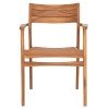 ΠΟΛΥΘΡΟΝΑ BOZZY HM9935 ΜΑΣΙΦ ΞΥΛΟ TEAK ΣΕ ΦΥΣΙΚΟ 58x61x80,5Υ