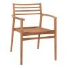 ΠΟΛΥΘΡΟΝΑ MOOSEN HM9936 ΜΑΣΙΦ ΞΥΛΟ TEAK ΣΕ ΦΥΣΙΚΟ 59x60x78,5Υ