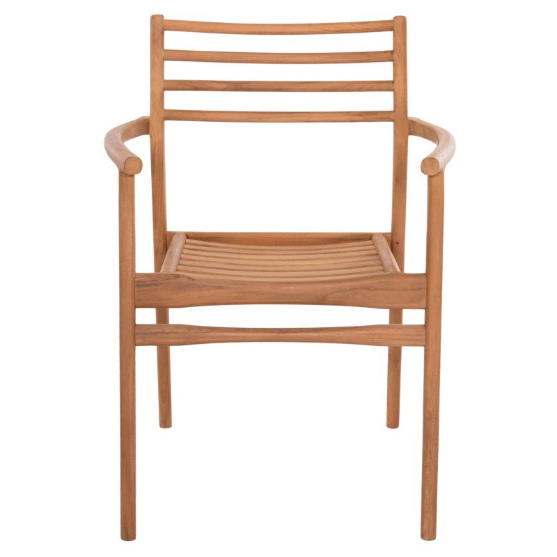 ΠΟΛΥΘΡΟΝΑ MOOSEN HM9936 ΜΑΣΙΦ ΞΥΛΟ TEAK ΣΕ ΦΥΣΙΚΟ 59x60x78,5Υ