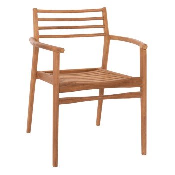 ΠΟΛΥΘΡΟΝΑ MOOSEN HM9936 ΜΑΣΙΦ ΞΥΛΟ TEAK ΣΕ ΦΥΣΙΚΟ 59x60x78,5Υ
