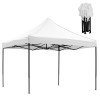 ΚΙΟΣΚΙ/GAZEBO MATTHEW HM6310 ΠΤΥΣΣΟΜΕΝΟ-ΣΚΕΛΕΤΟΣ ΜΕΤΑΛ.ΜΑΥΡΟΣ-ΛΕΥΚΟ ΥΦΑΣΜΑ 3x3x3,10Yμ