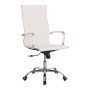 ΚΑΡΕΚΛΑ ΓΡΑΦΕΙΟΥ BOSS ΔΙΕΥΘΥΝΤΟΥ HM1059.32 ΛΕΥΚΟ PU ΠΟΔΙ ΧΡΩΜΙΟΥ 53x57x109Υεκ.