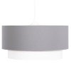 ΦΩΤΙΣΤΙΚΟ ΟΡΟΦΗΣ ΚΥΛΙΝΔΡΙΚΟ KRIKS HM4706.01 PVC ΣΕ ΛΕΥΚΟ-ΓΚΡΙ Φ30x70Υεκ.