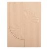 ΠΙΝΑΚΑΣ ΟΡΘΟΓΩΝΙΟΣ ΣΕΙΡΑ SANTORINI HM4521 MDF ΣΕ ΜΠΕΖ ΧΡΩΜΑ 60x4(πάχος)x80Υεκ.