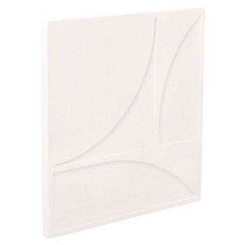 ΠΙΝΑΚΑΣ ΤΕΤΡΑΓΩΝΟΣ ΣΕΙΡΑ SANTORINI HM4508 MDF ΣΕ ΥΠΟΛΕΥΚΟ ΧΡΩΜΑ 80x4(πάχος)x80Υεκ.