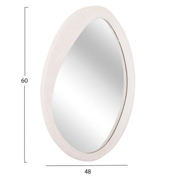 ΚΑΘΡΕΠΤΗΣ ΤΟΙΧΟΥ ΟΒΑΛ ΣΕΙΡΑ SANTORINI HM4514 MDF ΣΕ ΥΠΟΛΕΥΚΟ 48x3,2x60Υεκ ΚΑΘΡΕΠΤΗΣ ΤΟΙΧΟΥ ΟΒΑΛ ΣΕΙΡΑ SANTORINI HM4514 MDF ΣΕ ΥΠΟΛΕΥΚΟ 48x3,2x60Υεκ