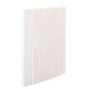 ΠΙΝΑΚΑΣ ΟΡΘΟΓΩΝΙΟΣ ΣΕΙΡΑ SANTORINI HM4523 MDF ΣΕ ΥΠΟΛΕΥΚΟ ΧΡΩΜΑ 60x4(πάχος)x80Υεκ.