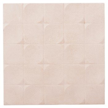 ΠΙΝΑΚΑΣ ΤΕΤΡΑΓΩΝΟΣ ΣΕΙΡΑ SANTORINI HM4516 MDF ΣΕ ΥΠΟΛΕΥΚΟ ΧΡΩΜΑ 80x4,5(πάχος)x80Υεκ.