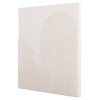 ΠΙΝΑΚΑΣ ΤΕΤΡΑΓΩΝΟΣ ΣΕΙΡΑ SANTORINI HM4517 MDF ΣΕ ΥΠΟΛΕΥΚΟ ΧΡΩΜΑ 80x4,5(πάχος)x80Υεκ.
