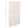 ΠΙΝΑΚΑΣ ΣΕΙΡΑ SANTORINI HM4505 MDF ΣΕ ΥΠΟΛΕΥΚΟ ΧΡΩΜΑ 80x4(πάχος)x120Υεκ.