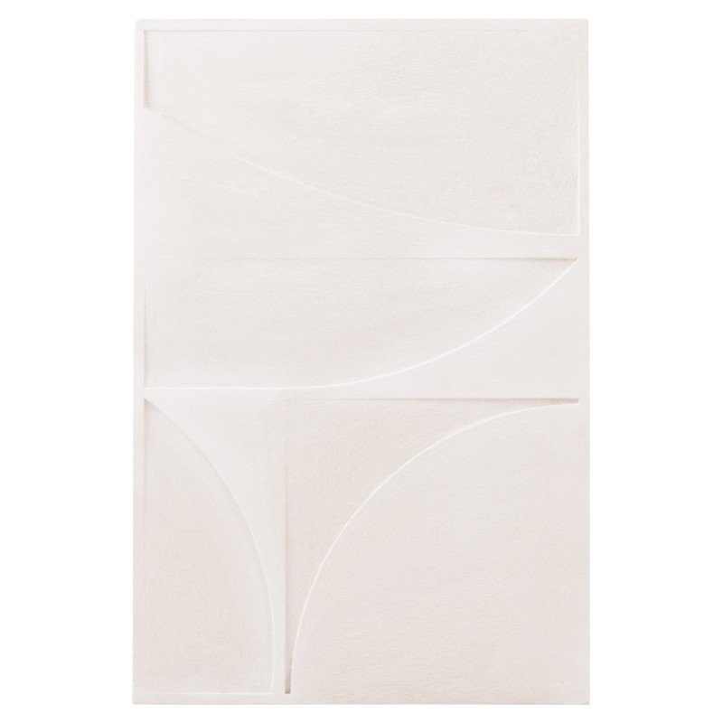 ΠΙΝΑΚΑΣ ΣΕΙΡΑ SANTORINI HM4505 MDF ΣΕ ΥΠΟΛΕΥΚΟ ΧΡΩΜΑ 80x4(πάχος)x120Υεκ.