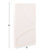 ΠΙΝΑΚΑΣ ΟΡΘΟΓΩΝΙΟΣ ΣΕΙΡΑ SANTORINI HM4509 MDF ΥΠΟΛΕΥΚΟ ΧΡΩΜΑ 60x4(πάχος)x80Υεκ.