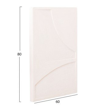 ΠΙΝΑΚΑΣ ΟΡΘΟΓΩΝΙΟΣ ΣΕΙΡΑ SANTORINI HM4509 MDF ΥΠΟΛΕΥΚΟ ΧΡΩΜΑ 60x4(πάχος)x80Υεκ.