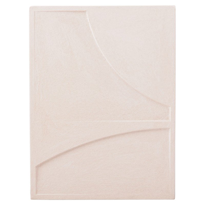 ΠΙΝΑΚΑΣ ΟΡΘΟΓΩΝΙΟΣ ΣΕΙΡΑ SANTORINI HM4509 MDF ΥΠΟΛΕΥΚΟ ΧΡΩΜΑ 60x4(πάχος)x80Υεκ.