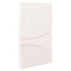 ΠΙΝΑΚΑΣ ΟΡΘΟΓΩΝΙΟΣ ΣΕΙΡΑ SANTORINI HM4510 MDF ΣΕ ΥΠΟΛΕΥΚΟ ΧΡΩΜΑ 60x4(πάχος)x80Υεκ.