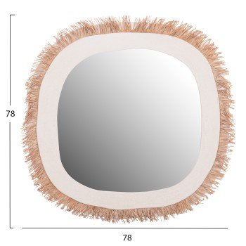 ΚΑΘΡΕΠΤΗΣ ΤΟΙΧΟΥ ΣΕΙΡΑ SANTORINI HM4527 MDF ΥΠΟΛΕΥΚΟ-ΔΙΑΚΟΣΜΗΣΗ ΣΕ ΜΠΕΖ 78x1,8x78Υεκ. ΚΑΘΡΕΠΤΗΣ ΤΟΙΧΟΥ ΣΕΙΡΑ SANTORINI HM4527 MDF ΥΠΟΛΕΥΚΟ-ΔΙΑΚΟΣΜΗΣΗ ΣΕ ΜΠΕΖ 78x1,8x78Υεκ.
