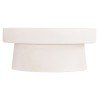 ΤΡΑΠΕΖΙ ΣΑΛΟΝΙΟΥ ΣΤΡΟΓΓΥΛΟ ΣΕΙΡΑ SANTORINI HM18050 MDF ΣΕ ΥΠΟΛΕΥΚΟ ΧΡΩΜΑ Φ80x35Υεκ.