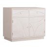 ΜΠΟΥΦΕΣ ΣΕΙΡΑ SANTORINI HM18046 MDF ΣΕ ΥΠΟΛΕΥΚΟ ΧΡΩΜΑ-2 ΣΥΡΤΑΡΙΑ & 2 ΠΟΡΤΕΣ 107x38x82,5Υεκ.